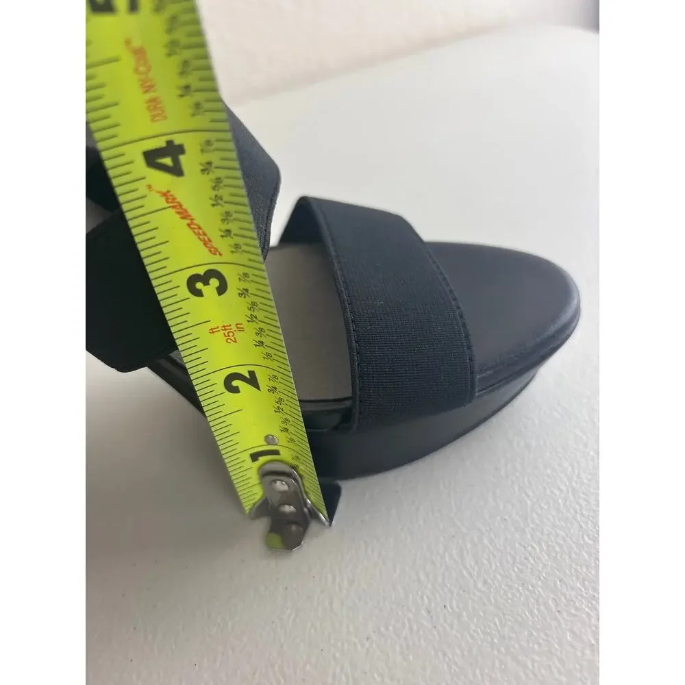 NWT GBG Los Angeles Black Platform Ankle-Strap Heels – NWT – Size 8.5